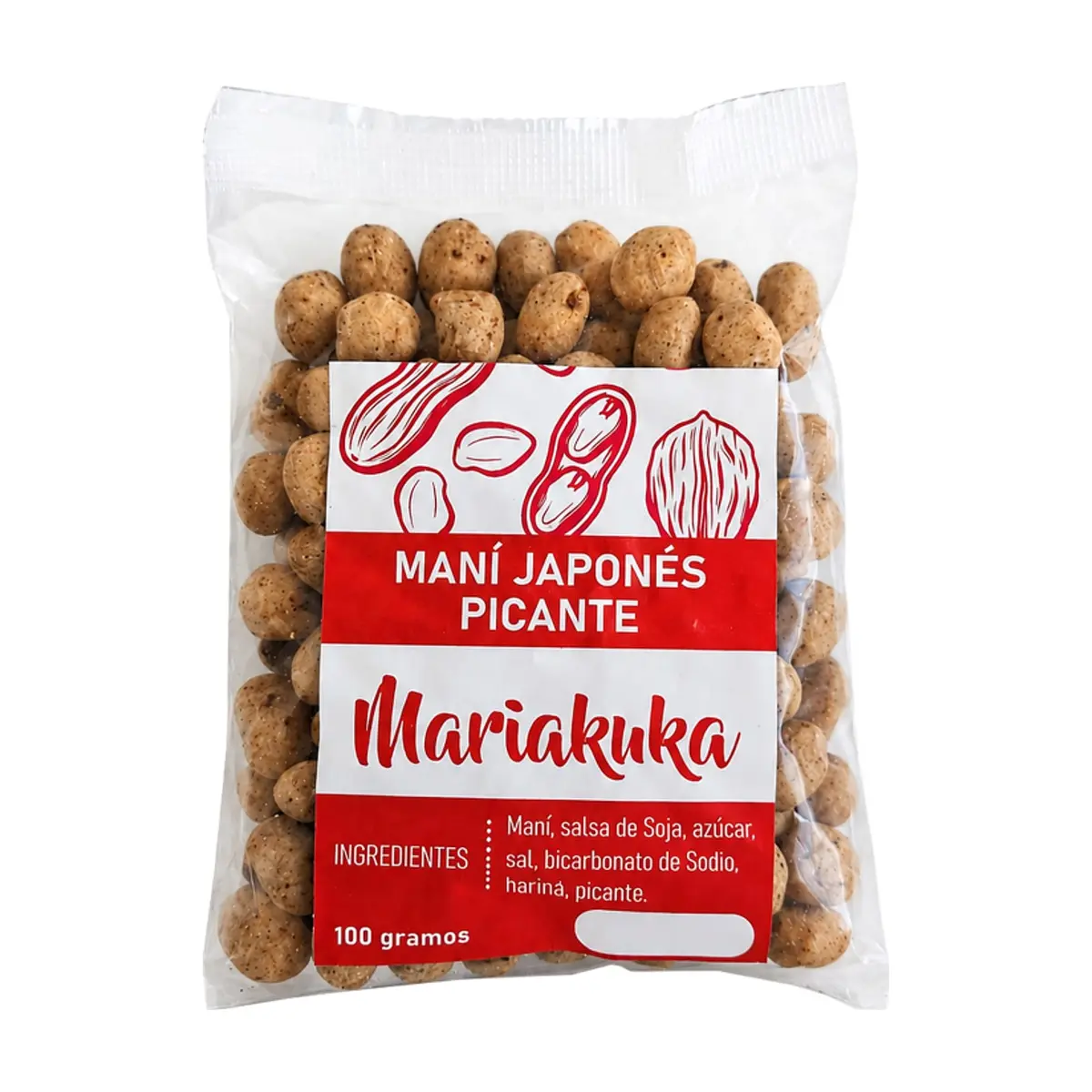 Maní japonés picante Mariakuka (100 g / 3.53 oz) - Miniatura 1