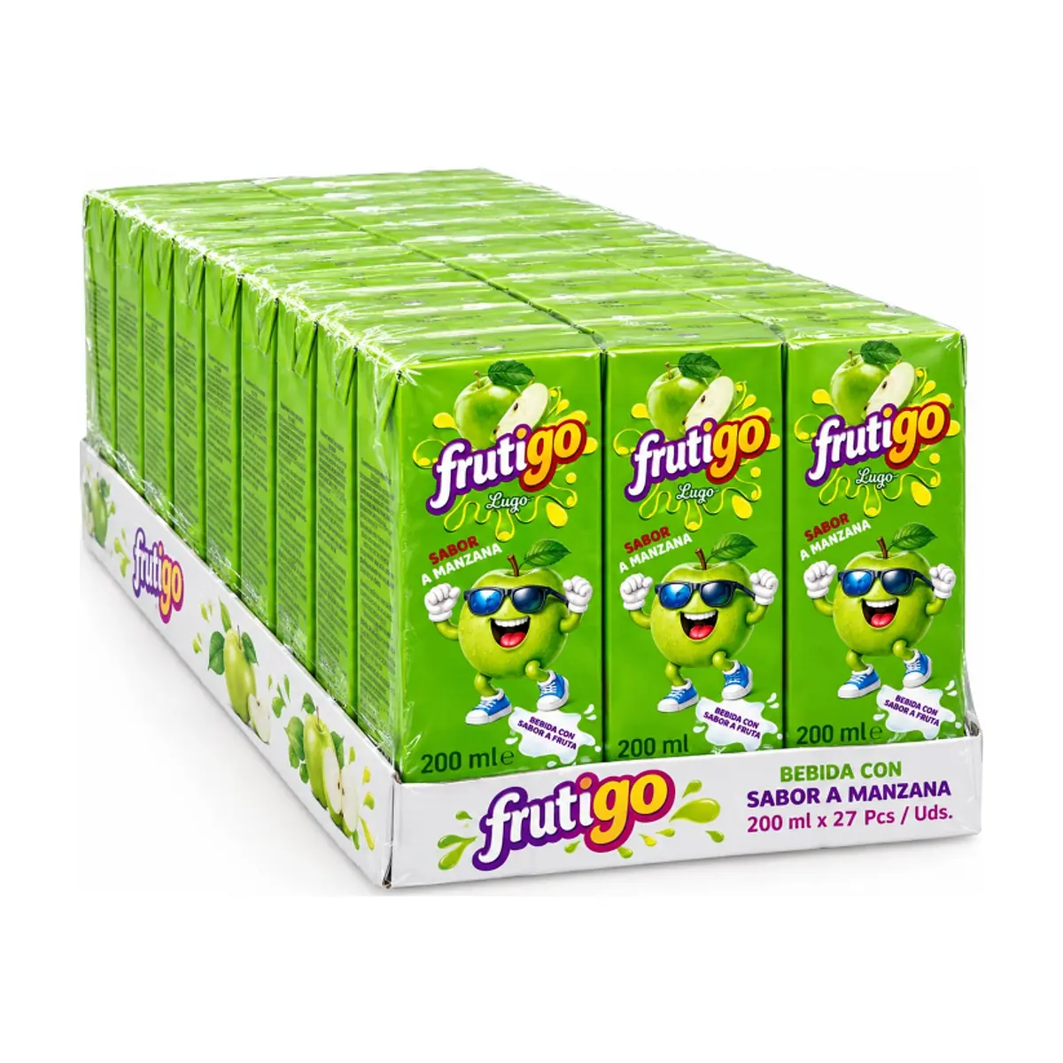 Jugo sabor manzana Frutigo (27 x 200 ml) - Imagen 1