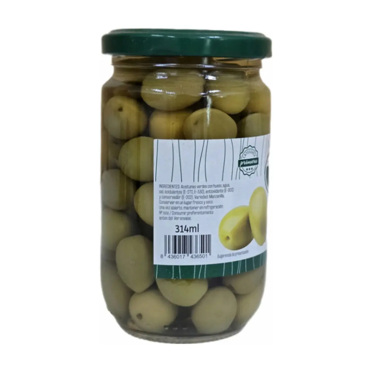 Aceitunas verdes con hueso Vima Foods (290 g / 10.23 oz) - Thumbnail 4