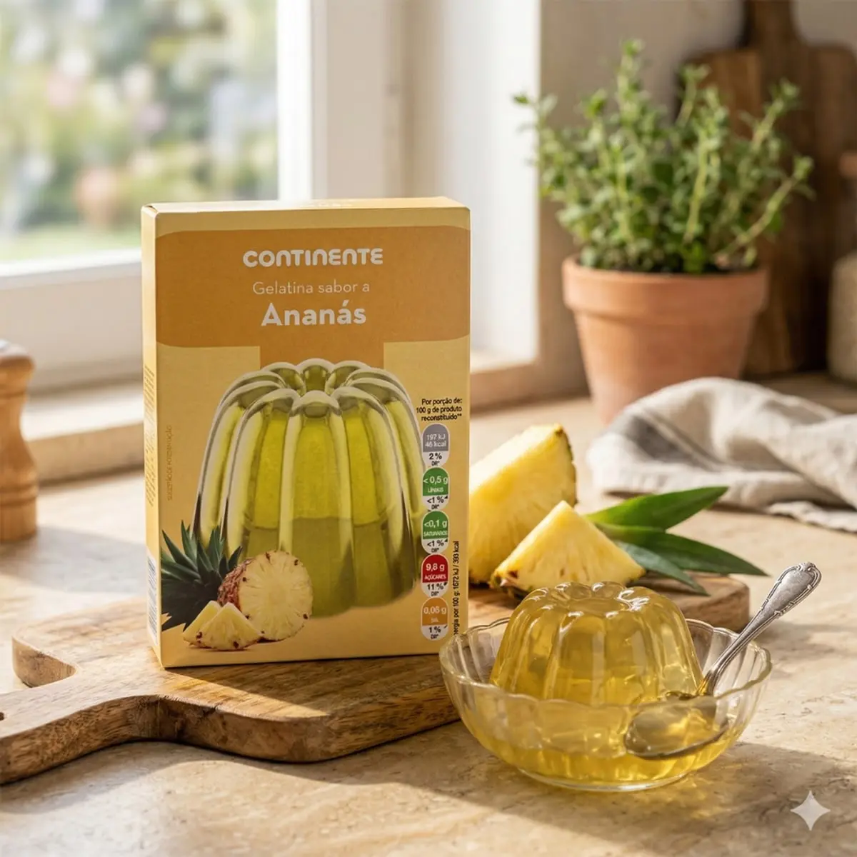 Gelatina en polvo de piña Continente (2 x 67 g / 2.36 oz) - Thumbnail 5