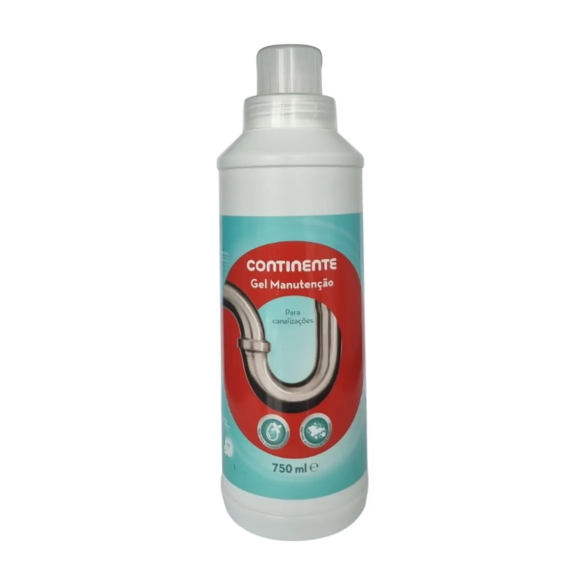 Gel limpiador de desagües Continente (750 ml / 25.36 floz)