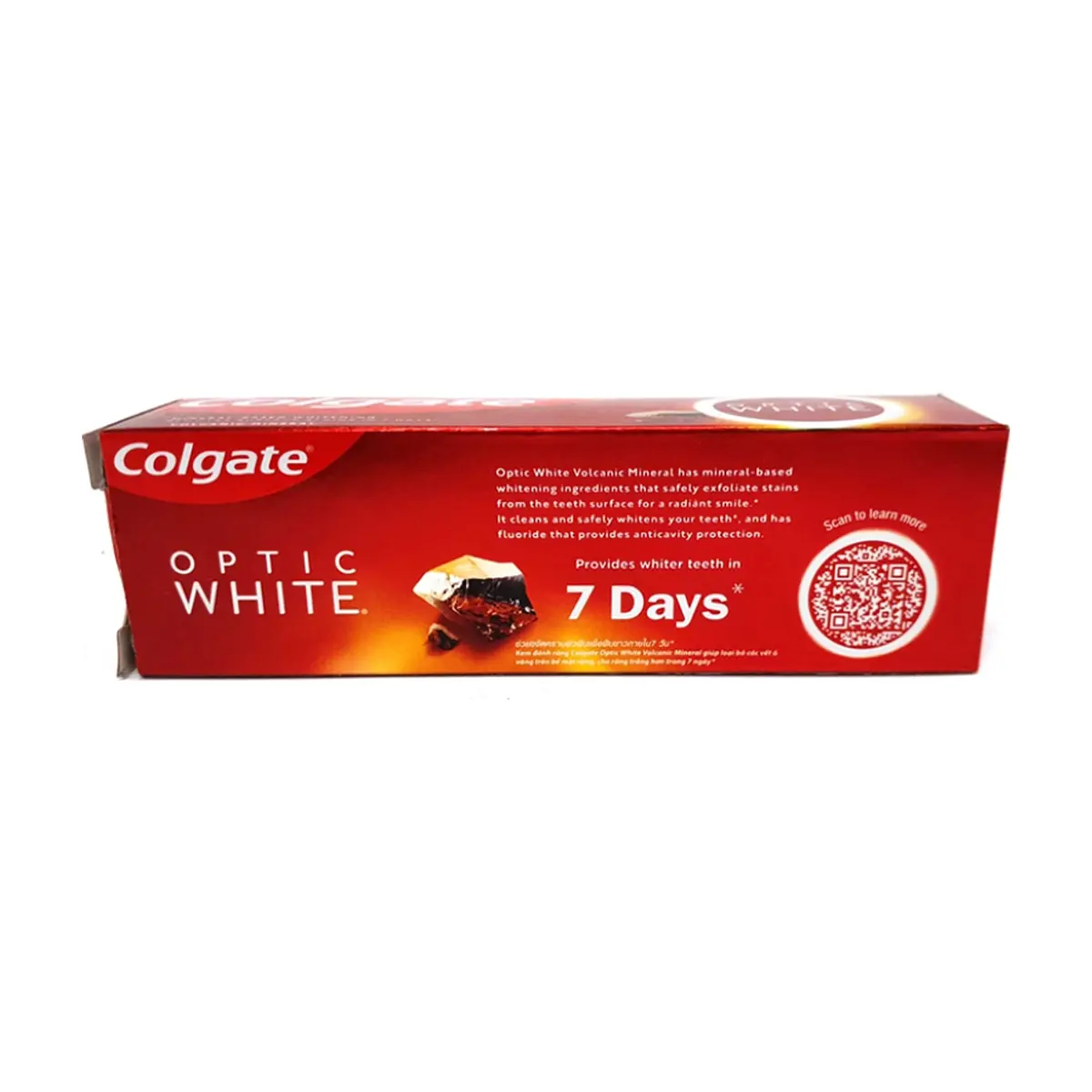 Pasta dental Volcanic Mineral Optic White Colgate (100 g / 3.52 oz) - Thumbnail 2