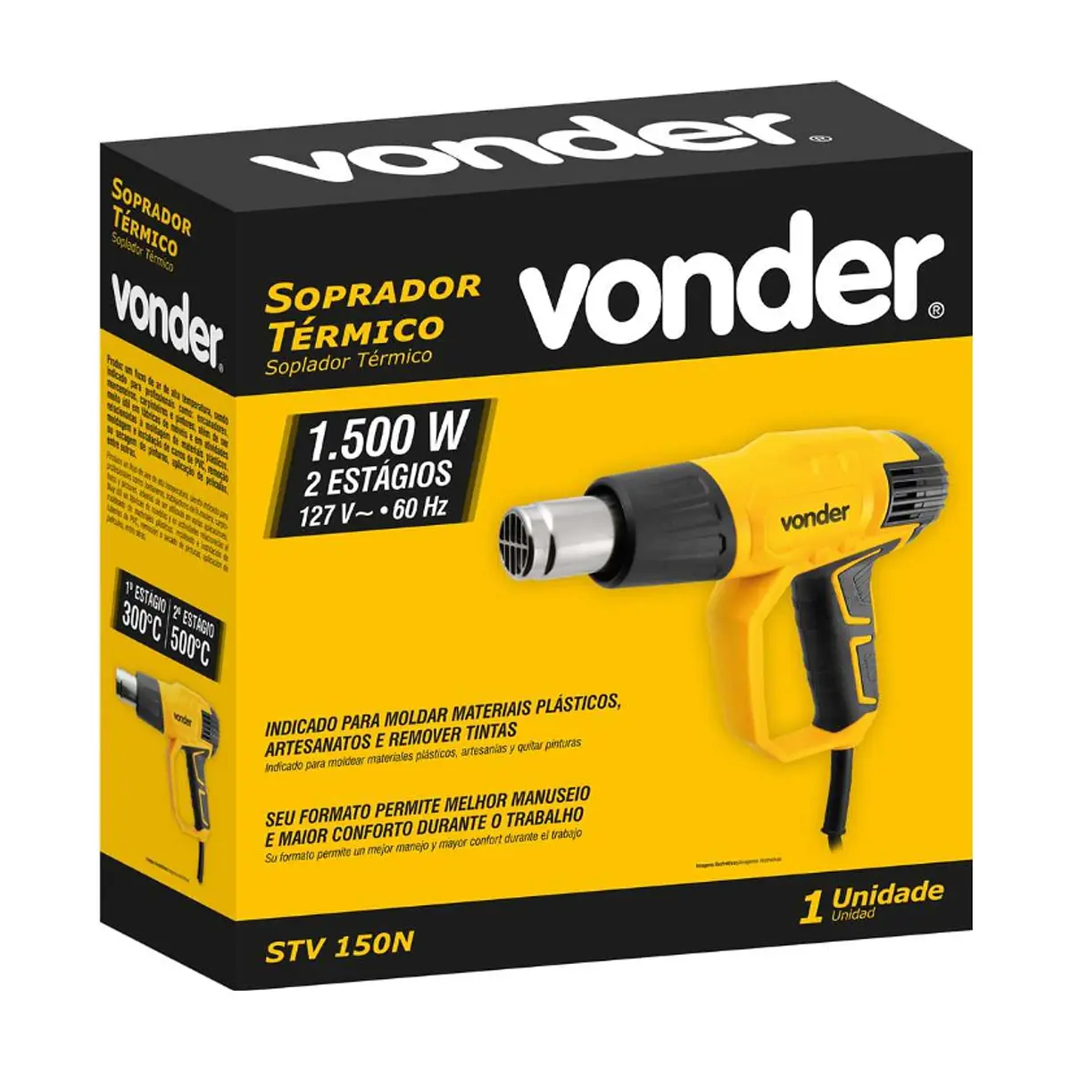 Soplador térmico de 127 V Vonder STV150N - Thumbnail 3