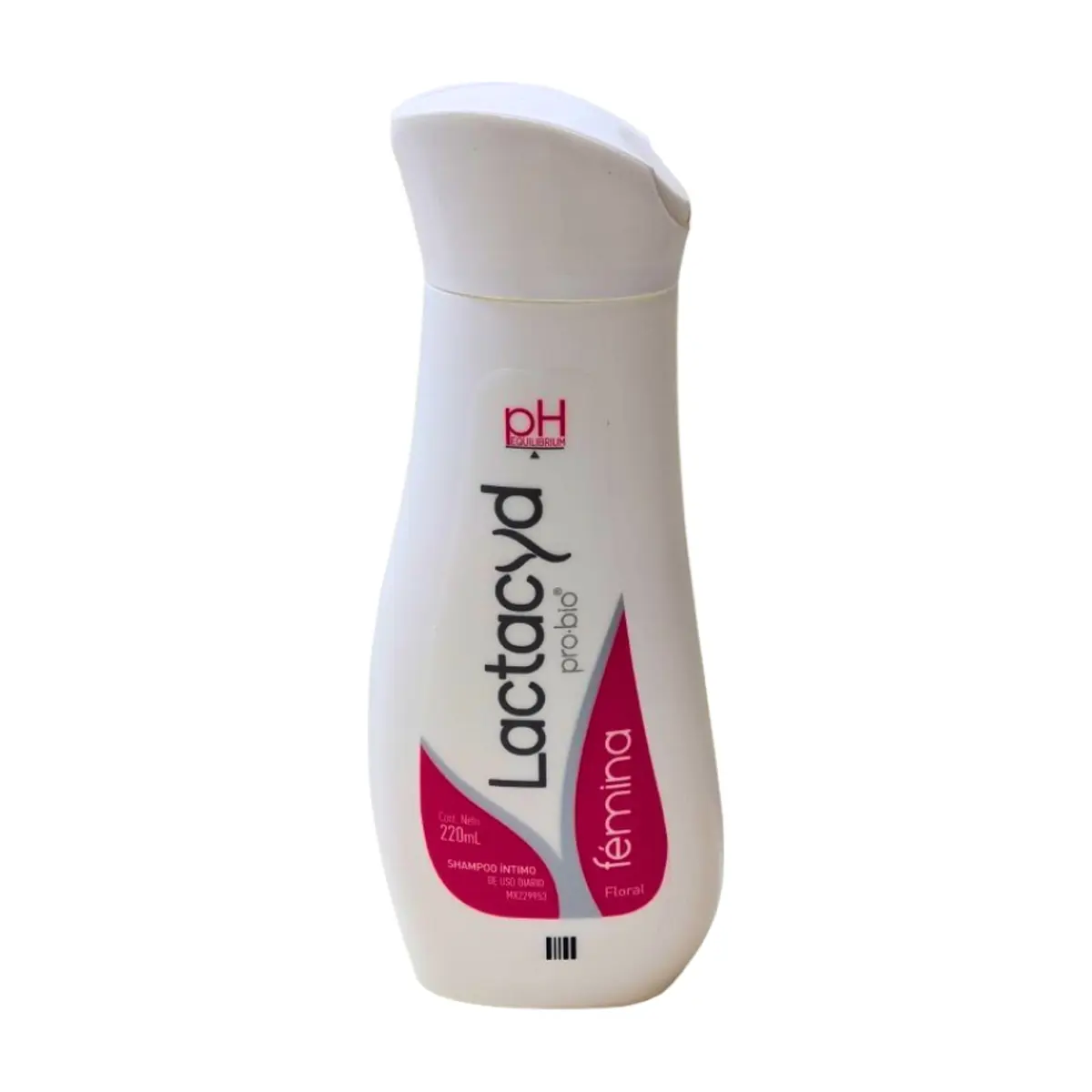 Champú íntimo femenino floral Lactacyd Pro Bio (220 ml / 7.7 fl.oz)