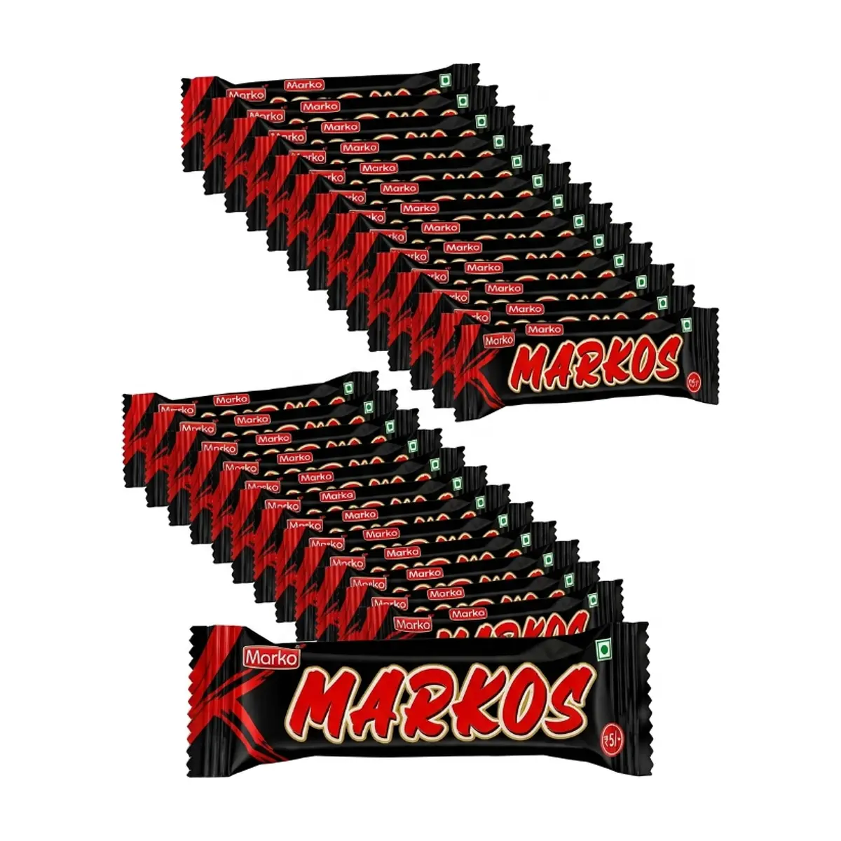 Barras de chocolates rellenos de caramelo Markos Marko (30 x 13 g) - Thumbnail 3