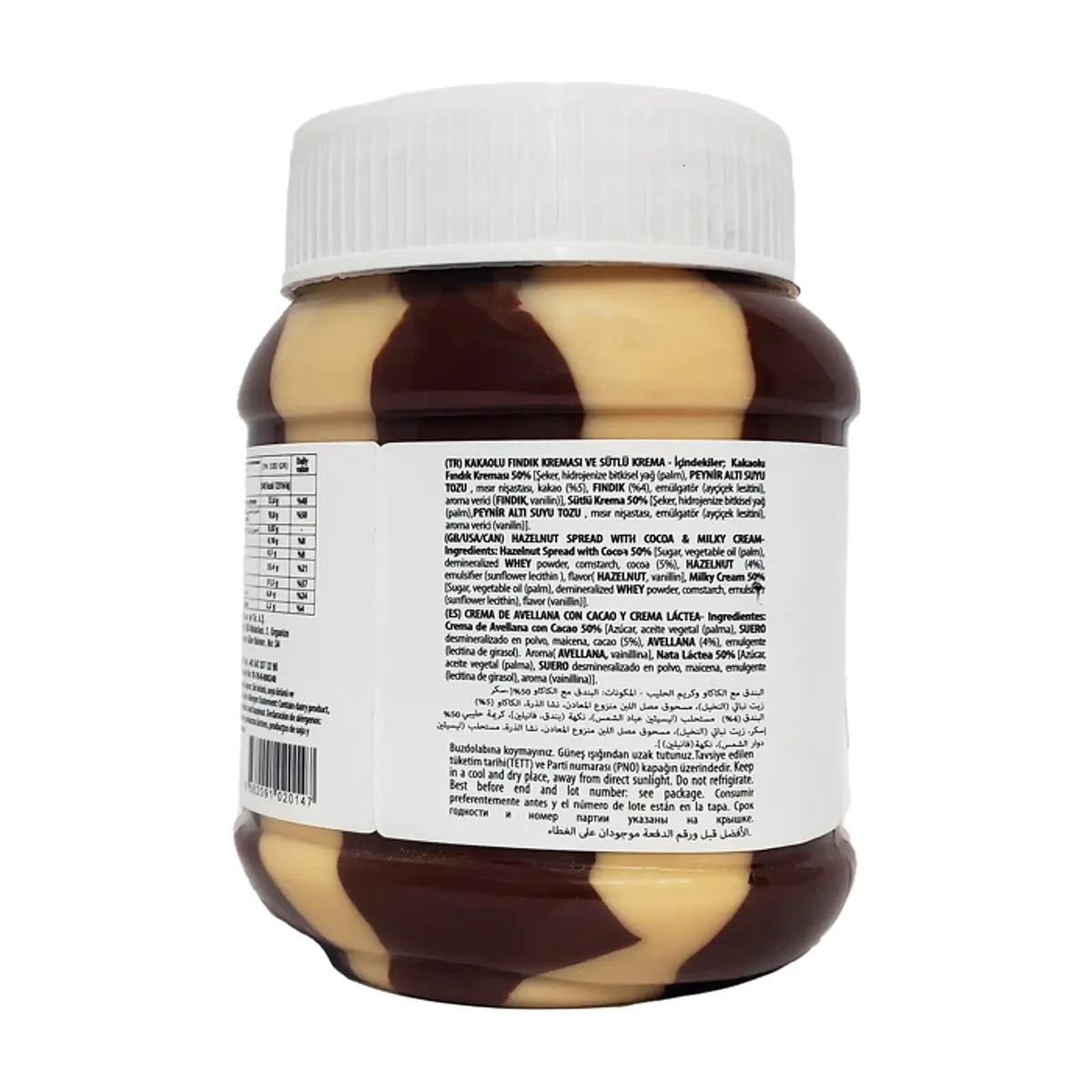 Crema de avellanas con leche y cacao Nezka 365 (350 g / 12.4 oz) - Miniatura 3