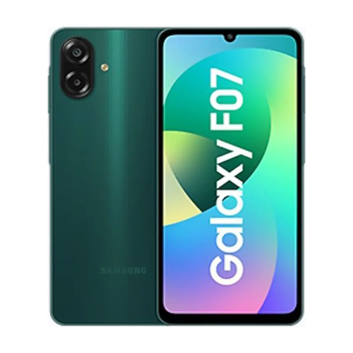 Celular verde 4 GB ROM / 64 GB RAM Samsung Galaxy F07