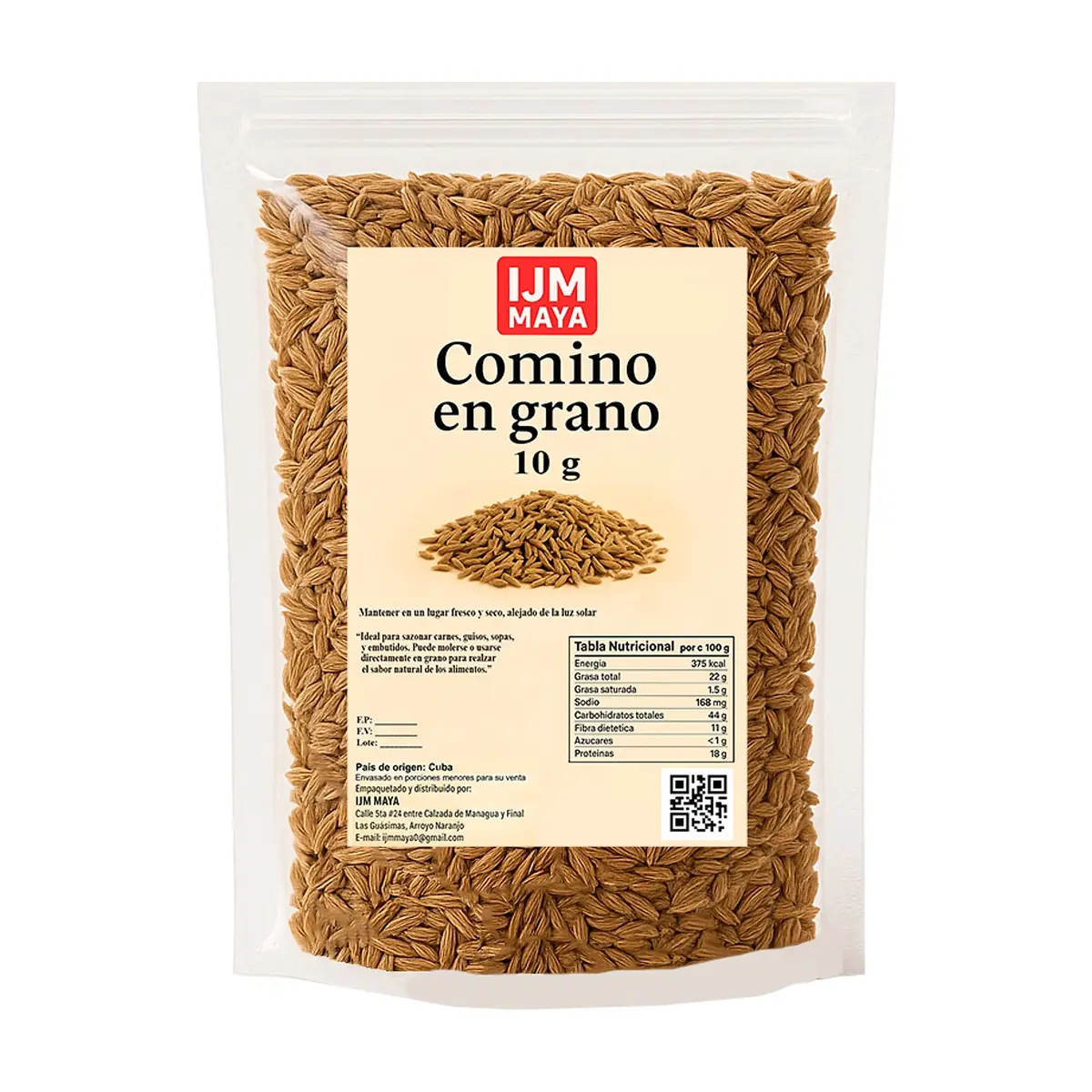 Comino en grano IJM Maya (10 g)