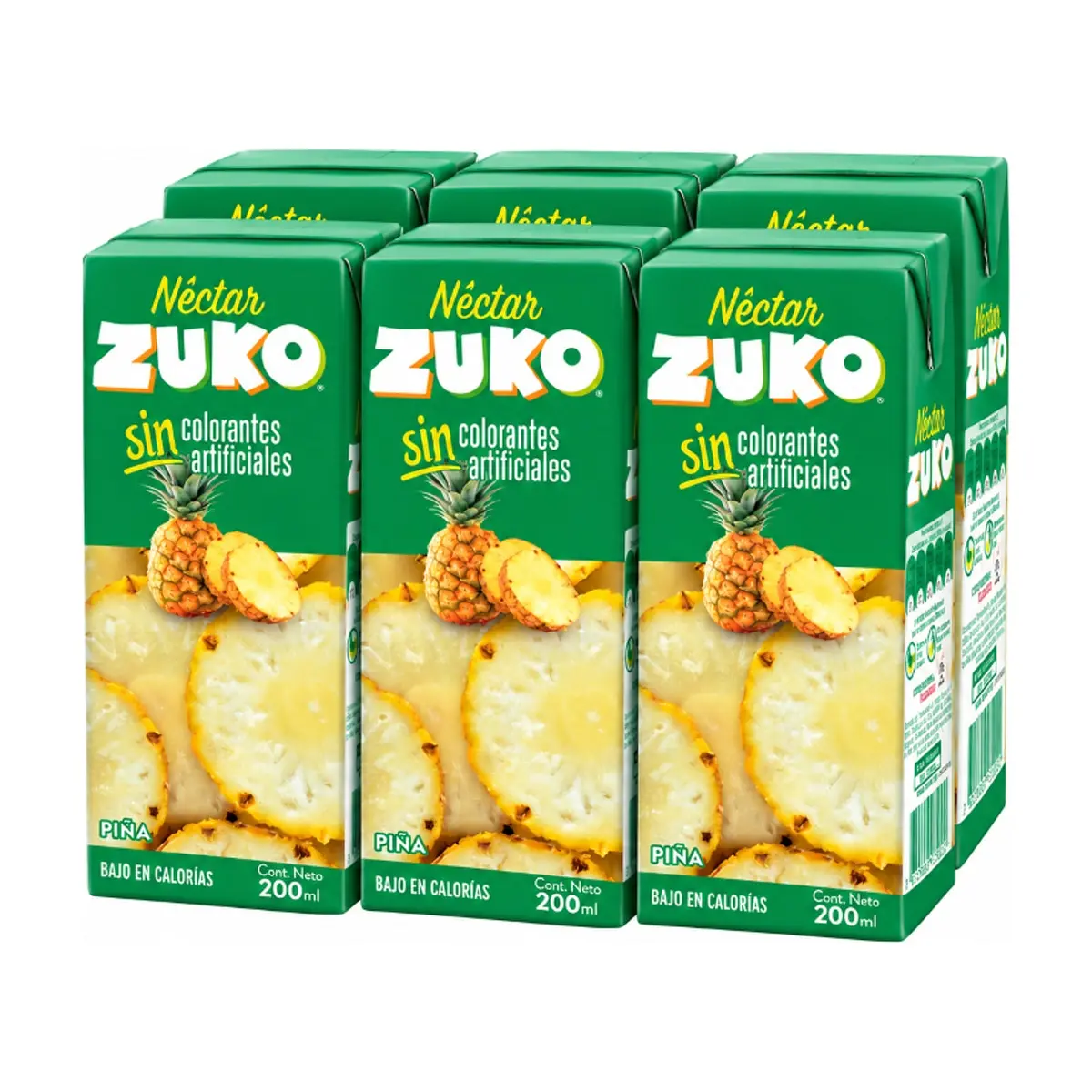 Néctar de piña Zuko (6 x 200 ml)