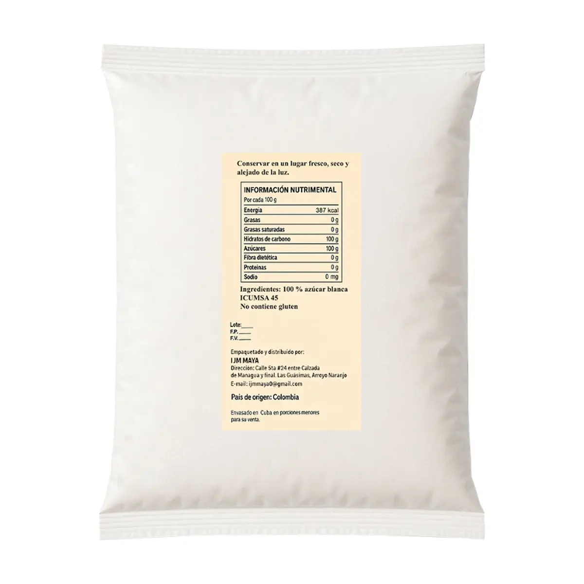 Azúcar blanca IJM Maya (4.54 kg / 10 lb) - Thumbnail 2