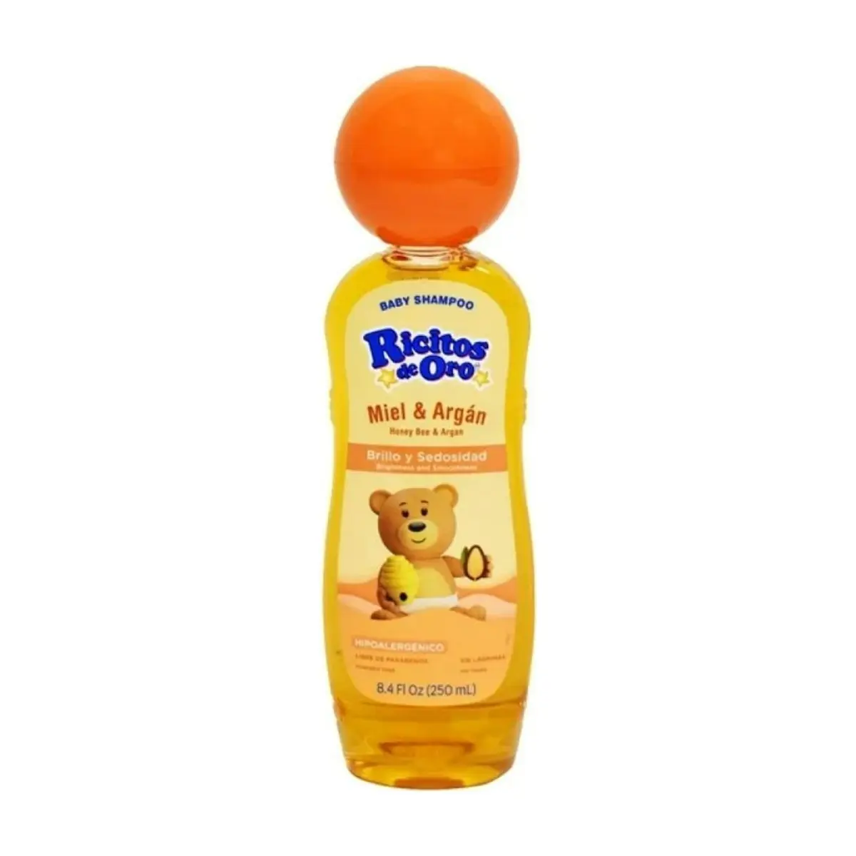 Champú de miel y argán para bebé Ricitos de Oro (250 ml / 8.4 fl.oz)