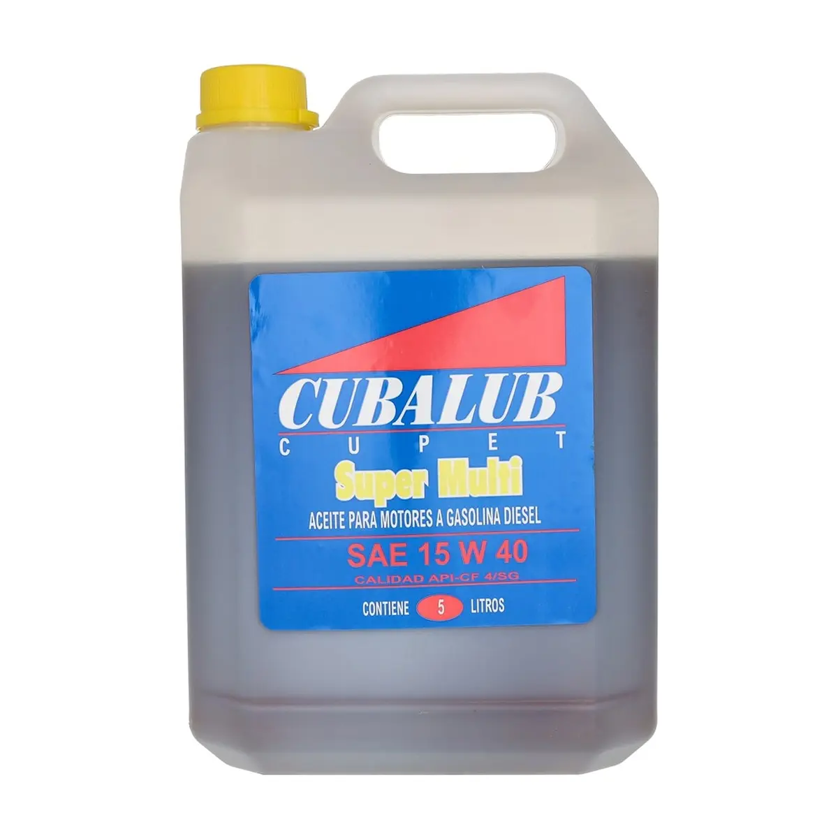 Aceite de motor Super Multi 15W-40 Cubalub (5 L)