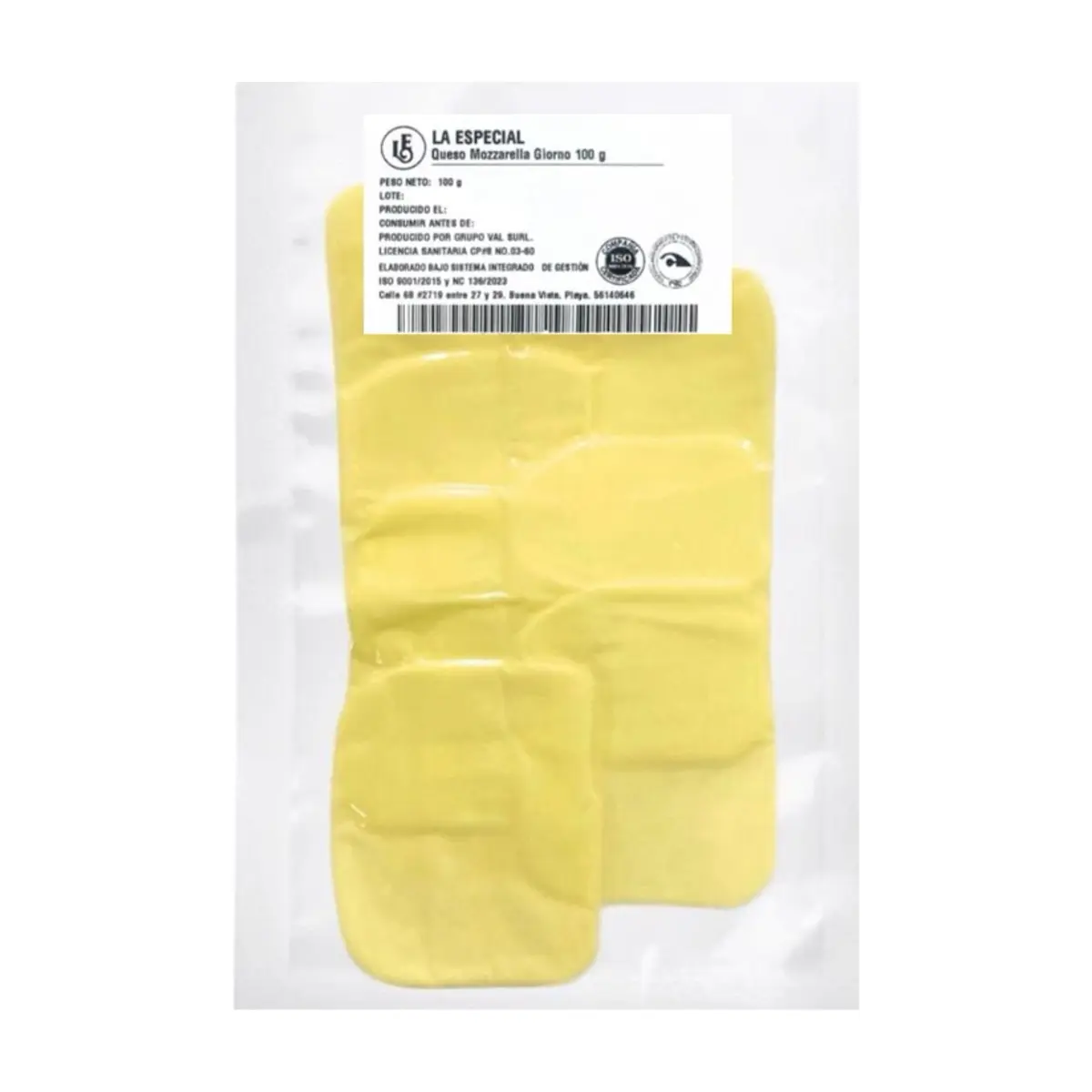 Queso Mozzarella Giorno lasqueado La Especial (100 g / 3.5 oz) - Imagen 1