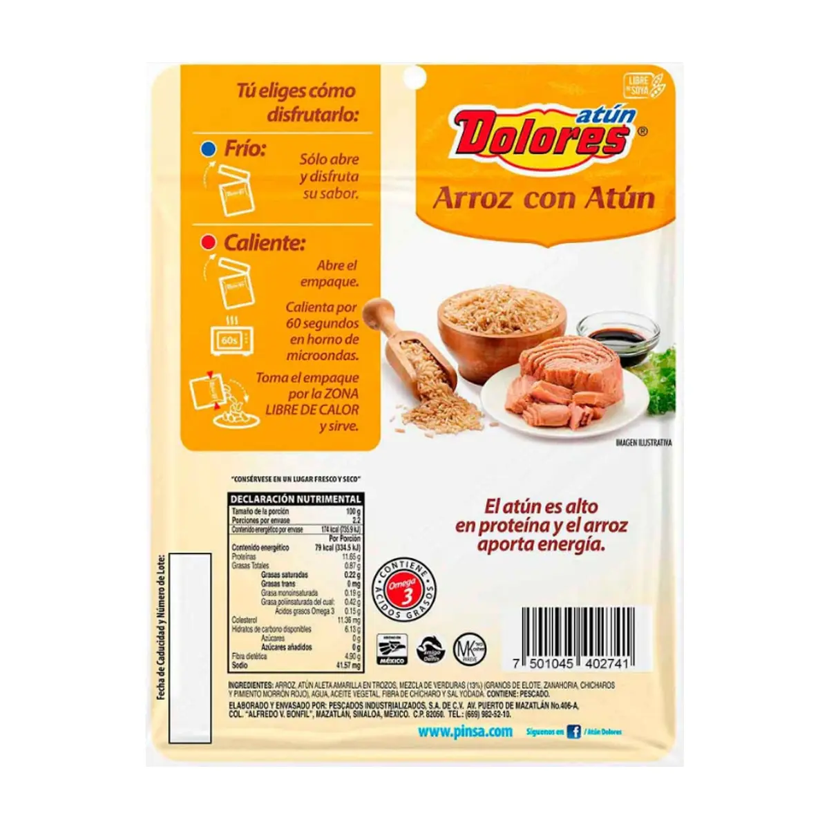 Arroz con atún Dolores (220 g / 7.76 oz) - Thumbnail 3