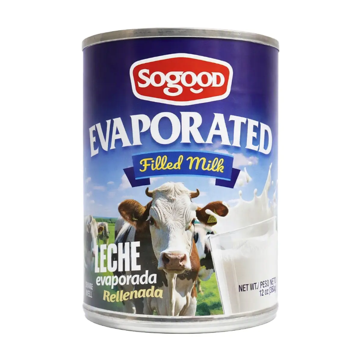 Leche evaporada rellenada Sogood (380 g / 12 oz)