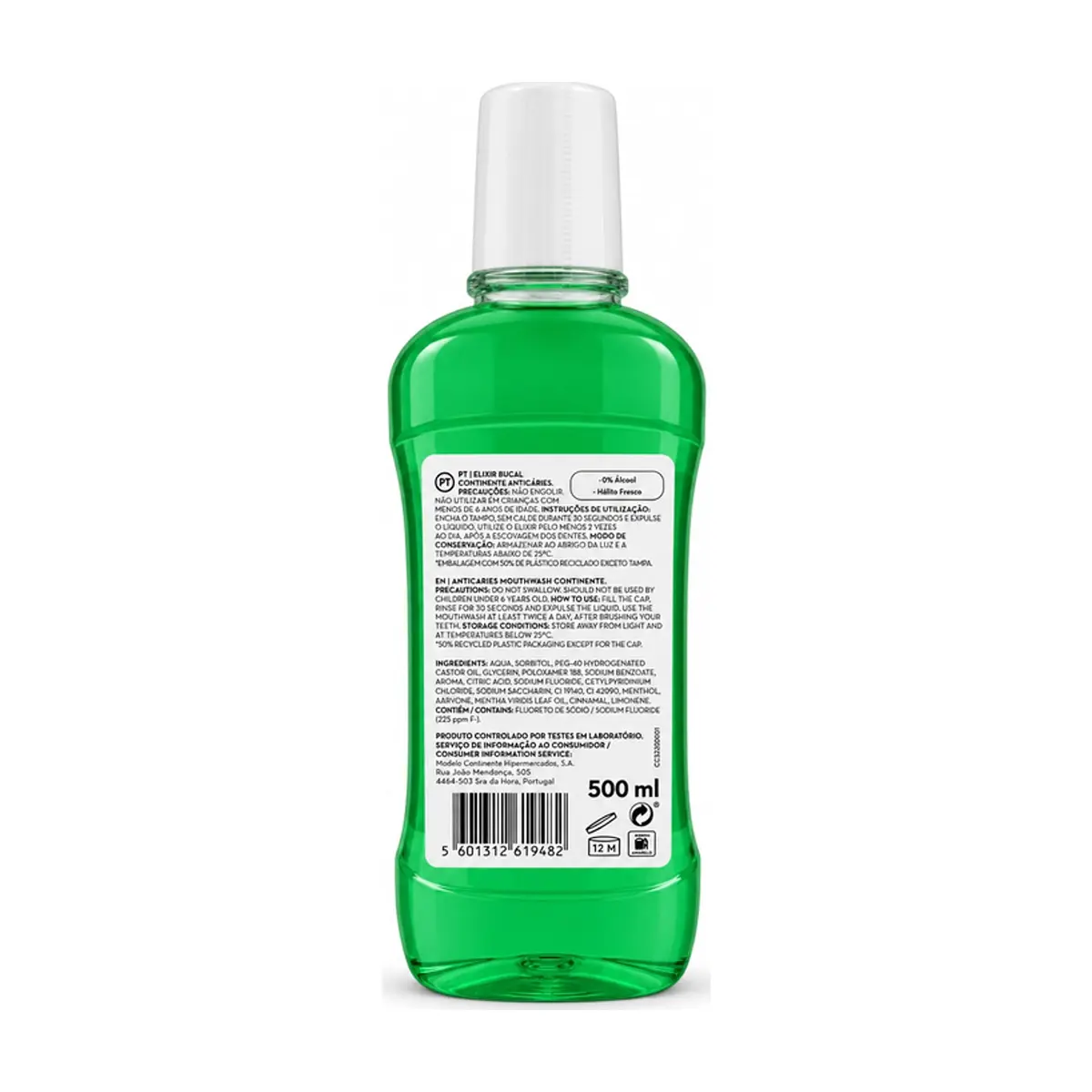 Enjuague bucal anticaries con fluoruro de sodio 225 ppm (500 ml / 16.91 floz) - Thumbnail 2