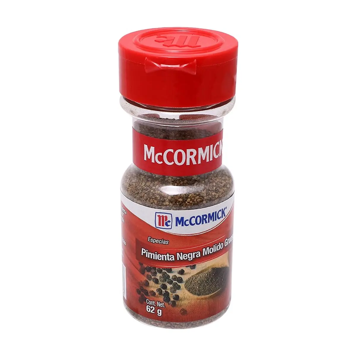 Pimienta negra molida grueso McCormick (62 g / 2.18 oz)