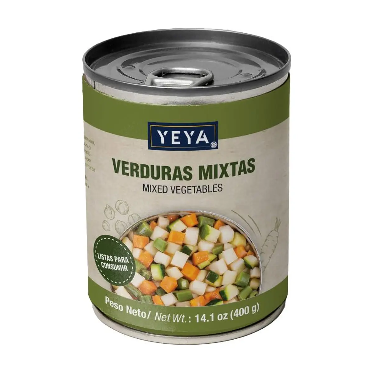 Verduras Mixtas YEYA (400 g / 14.1 oz)