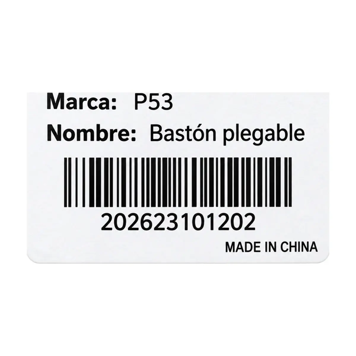 Bastón ajustable plegable de aleación de aluminio color cobre P53 CA (1 U) - Miniatura 4