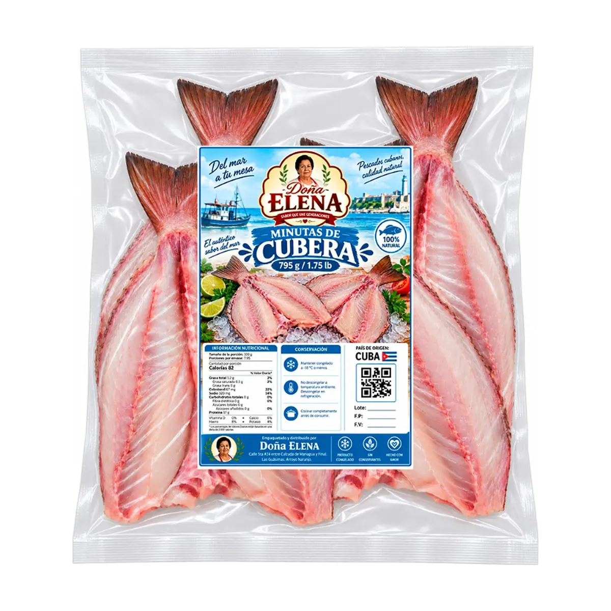 Minutas de cubera Doña Elena (795 g / 1.75 lb) - Miniatura 1