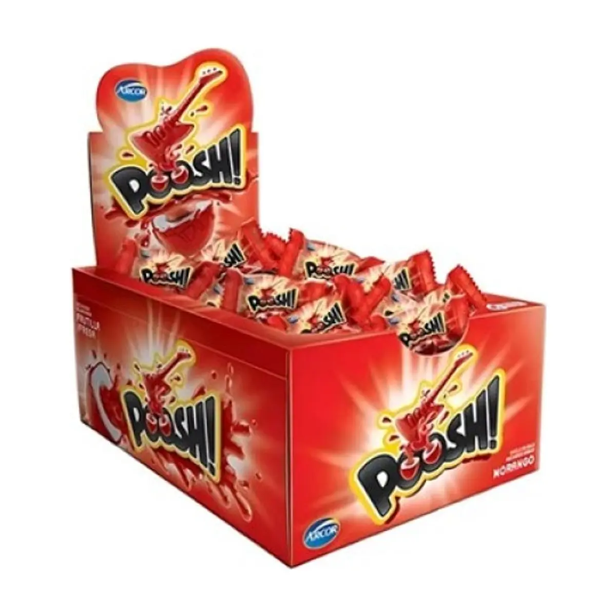 Chicle de Fresa Poosh Display (40u x 4g) ARCOR