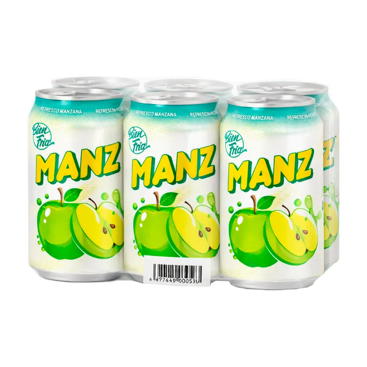 Refresco gaseado de manzana Bienfría (6 x 330 ml / 11.2 fl oz) - Imagen 1