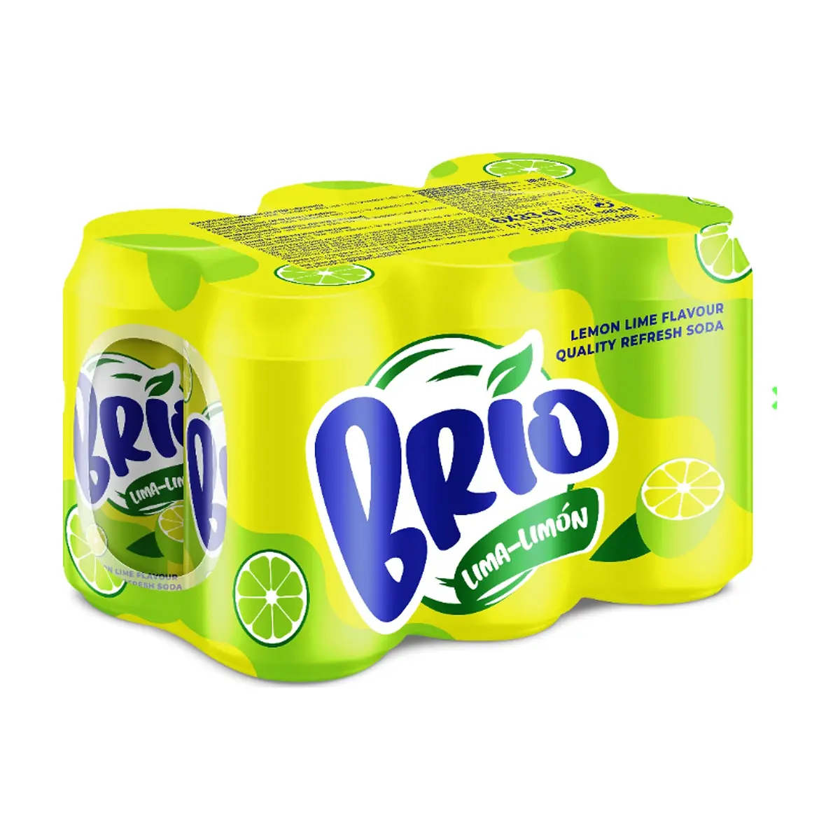 Refresco de lima-limón Brio (6 x 330 ml) - Miniatura 1