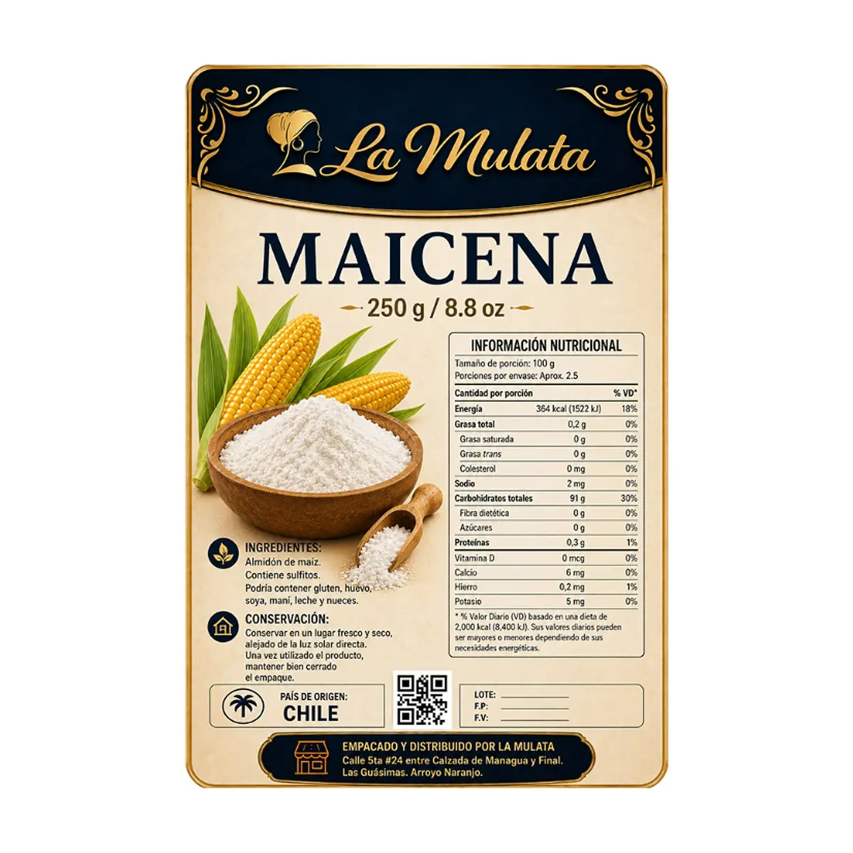 Maicena La Mulata (250 g / 8.8 oz) - Thumbnail 2