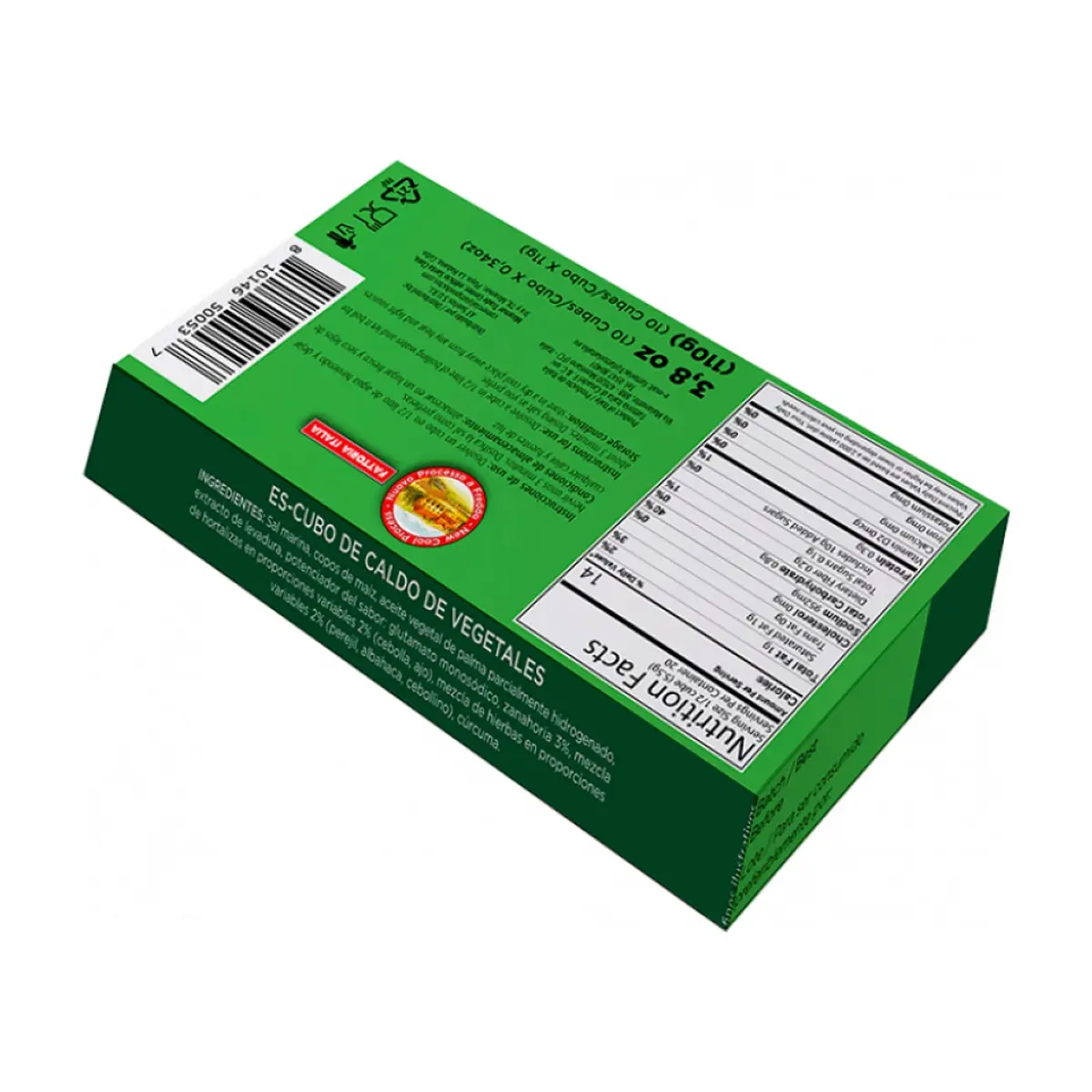 Caldo sabor vegetal YEYA (110 g / 3.8 oz) - Miniatura 3