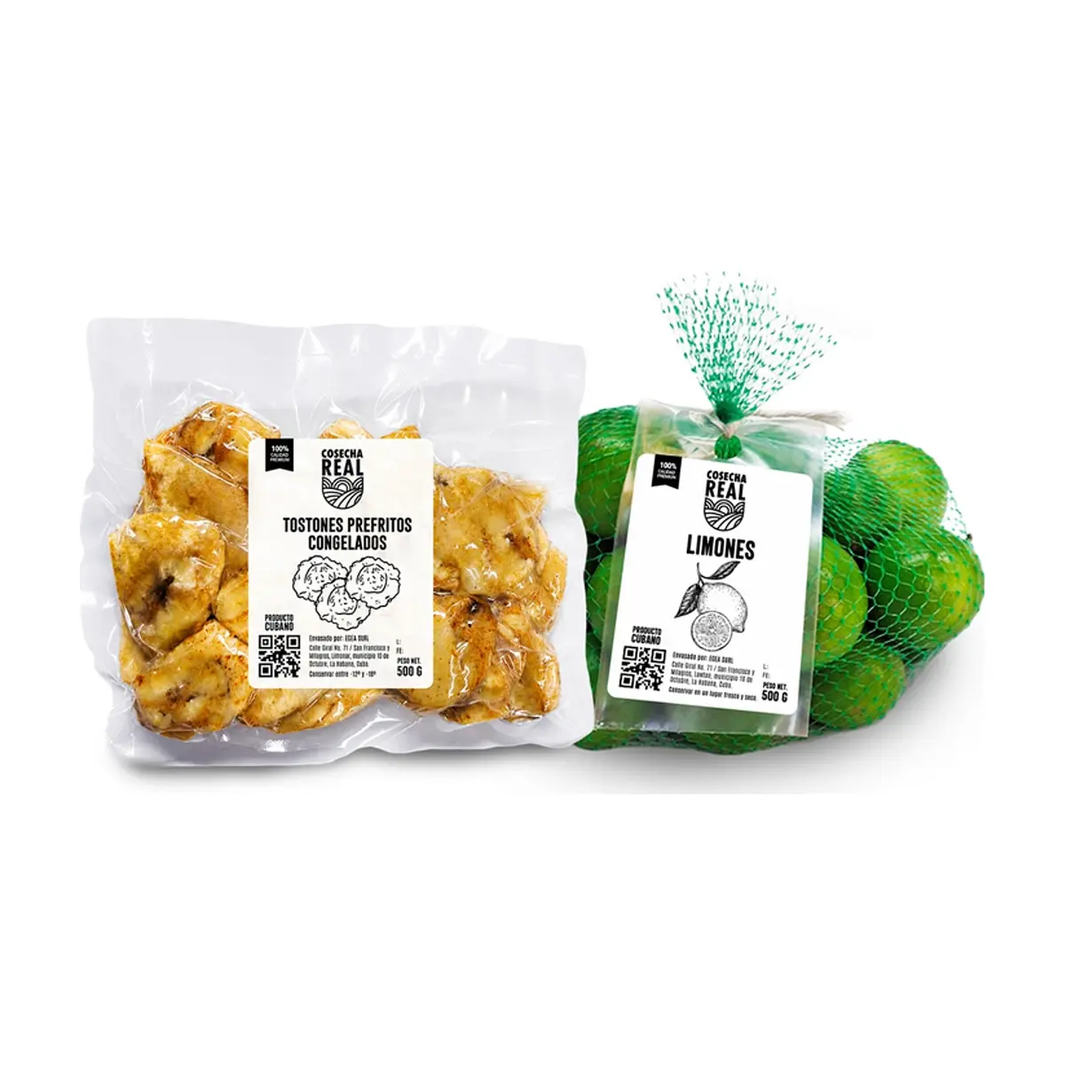 Combo criollo #5: Tostones prefritos congelados Cosecha Real + Limones Cosecha Real - Imagen 1