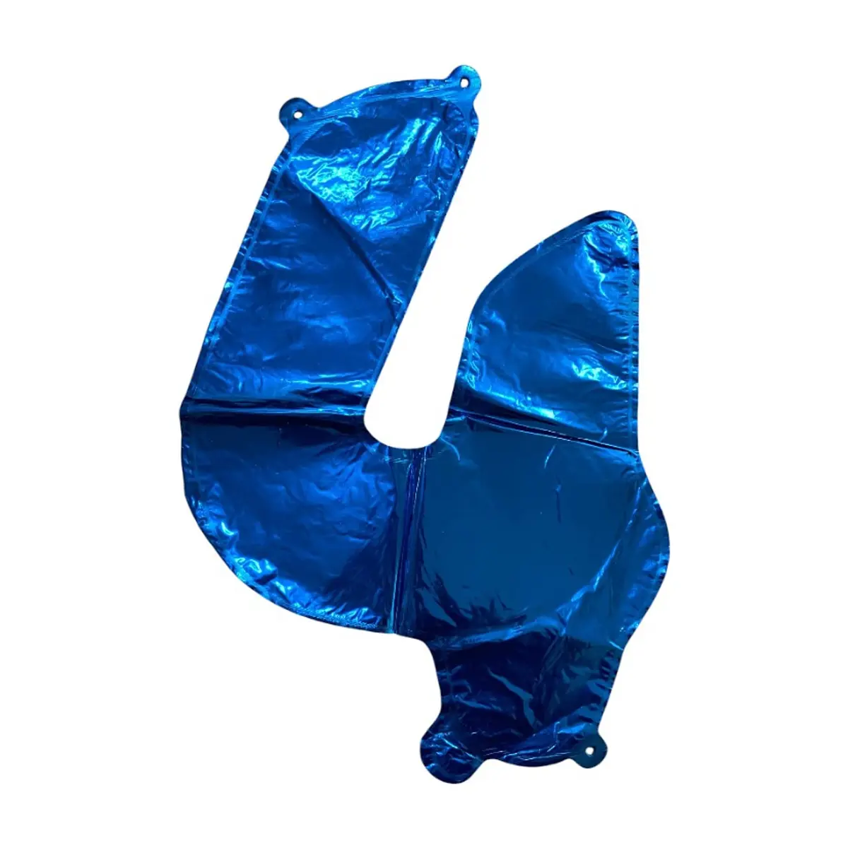 Globo azul número 4 Balloon (16 pulgadas) - Thumbnail 2