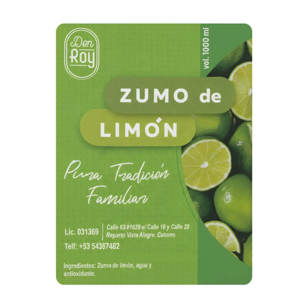 Zumo de limón Don Roy (1 L) - Thumbnail 4