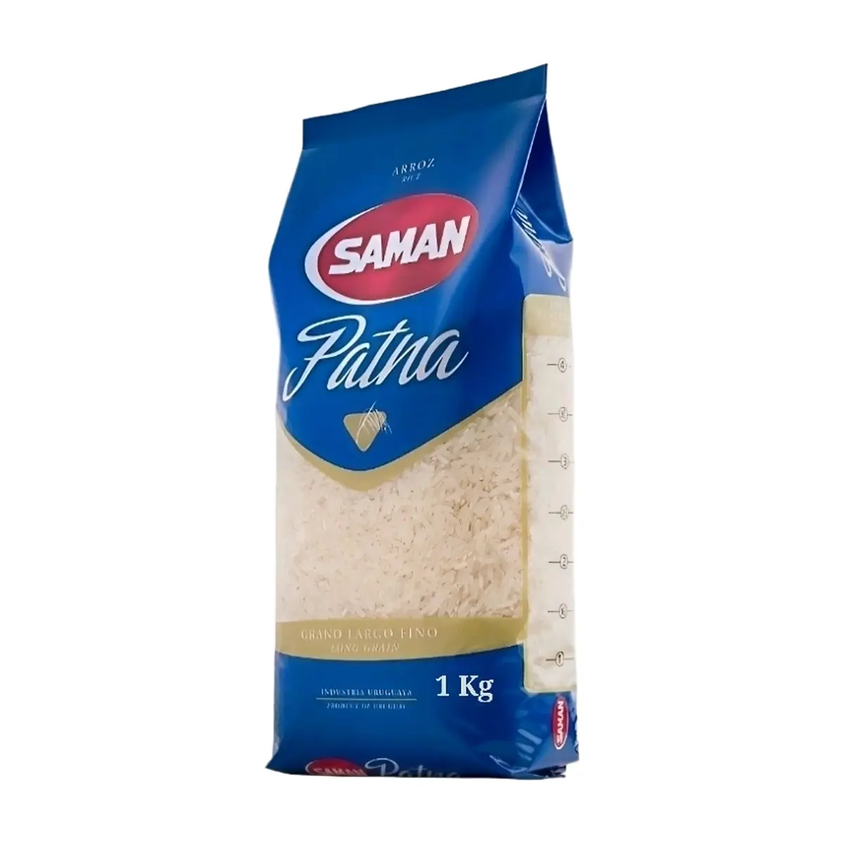 Arroz blanco de grano largo fino Saman Patna (1 kg / 2.2 lb) - Miniatura 1