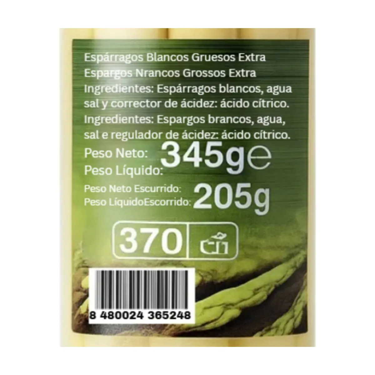 Espárragos blancos gruesos Vivó (345 g / 12.16 oz) - Thumbnail 4