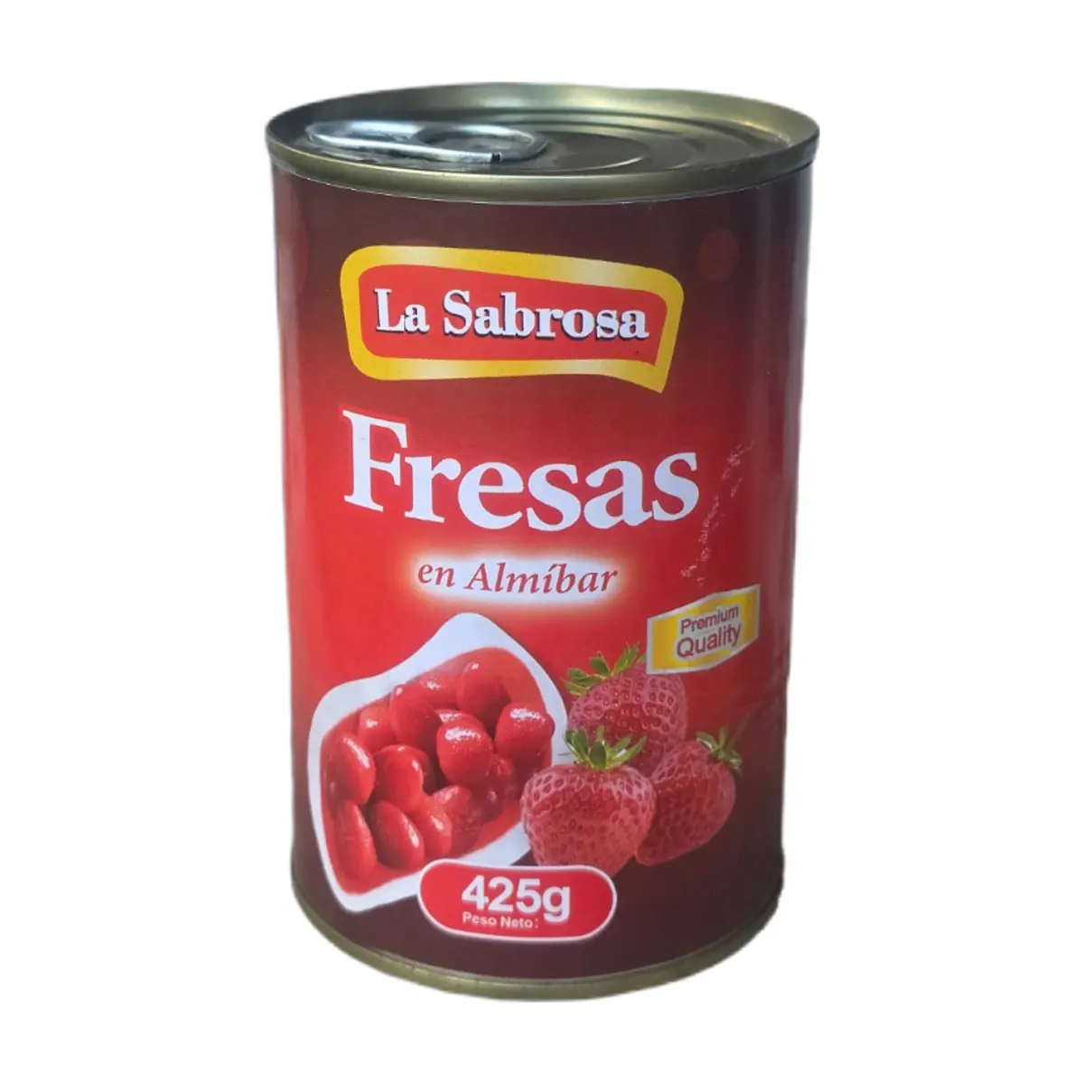 Fresas en almíbar La Sabrosa (425 g / 14.99 oz) - Miniatura 1