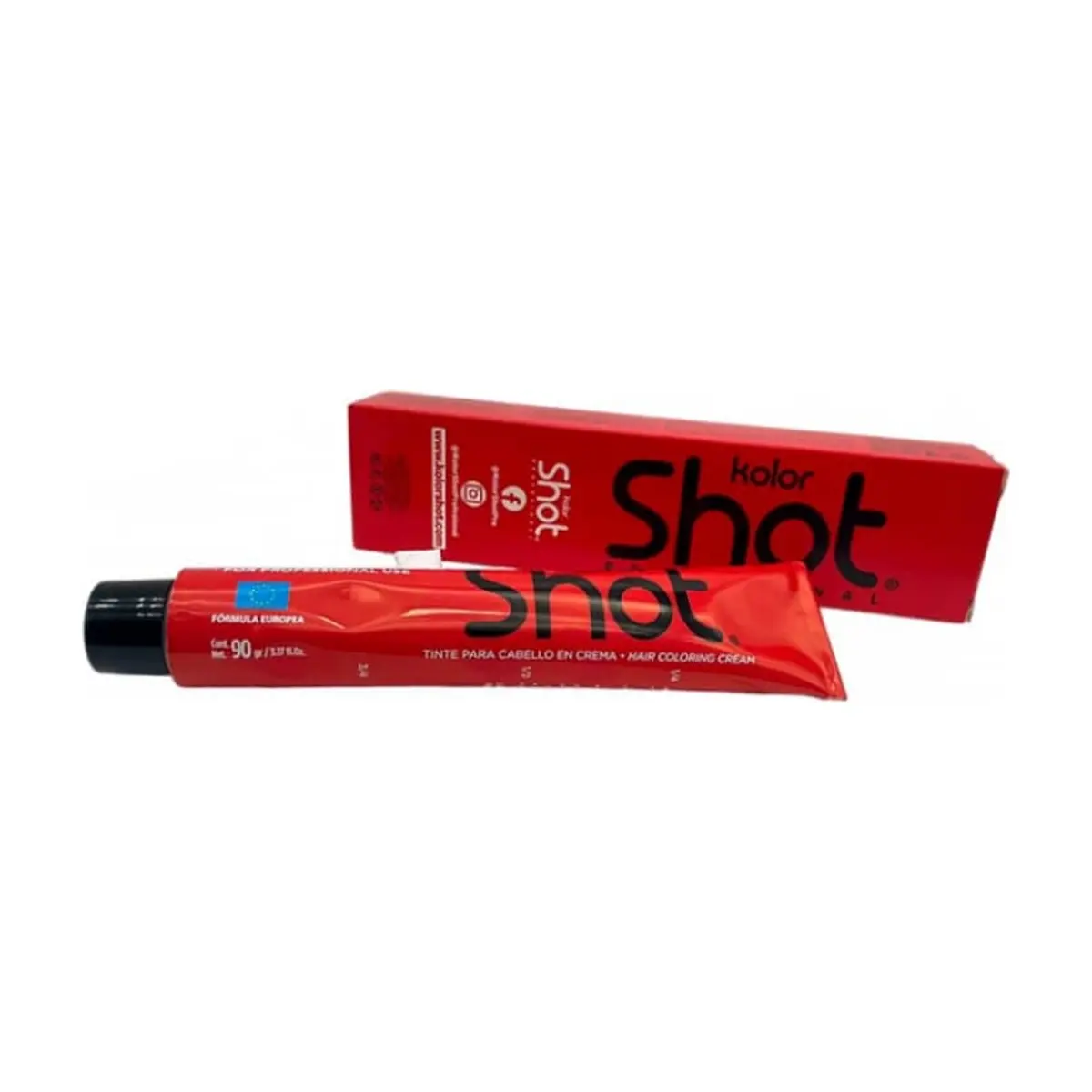 Tinte en crema borgoña 4.65 Kolor Shot Profesional (90 g / 3.17 oz)