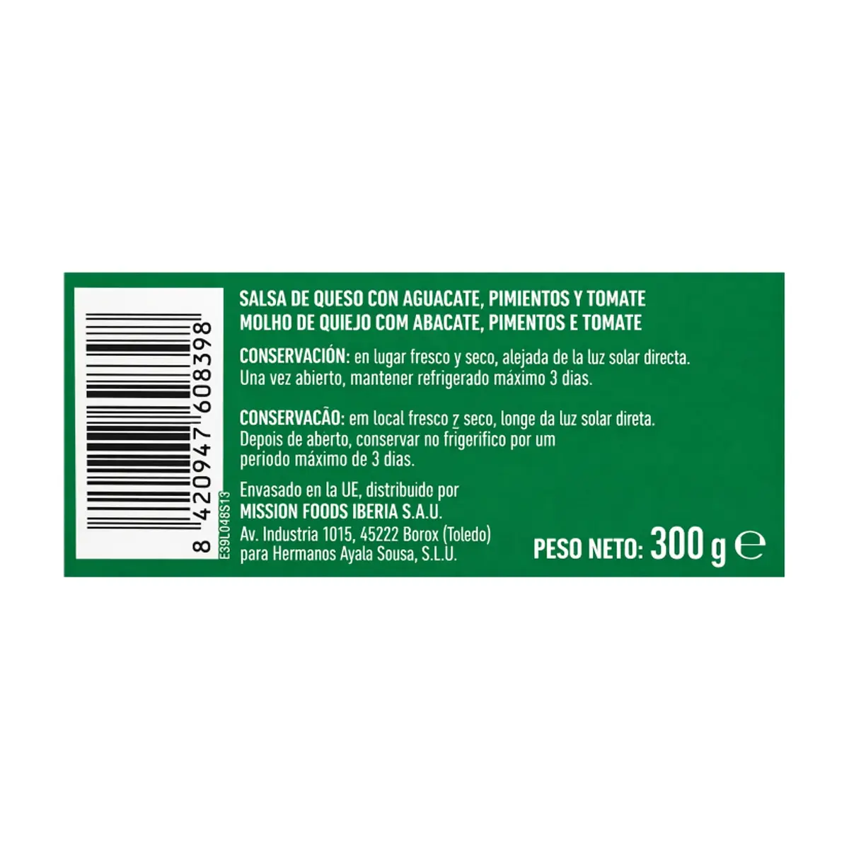 Salsa de guacamole Ayala (300 g / 10.58 oz) - Miniatura 2