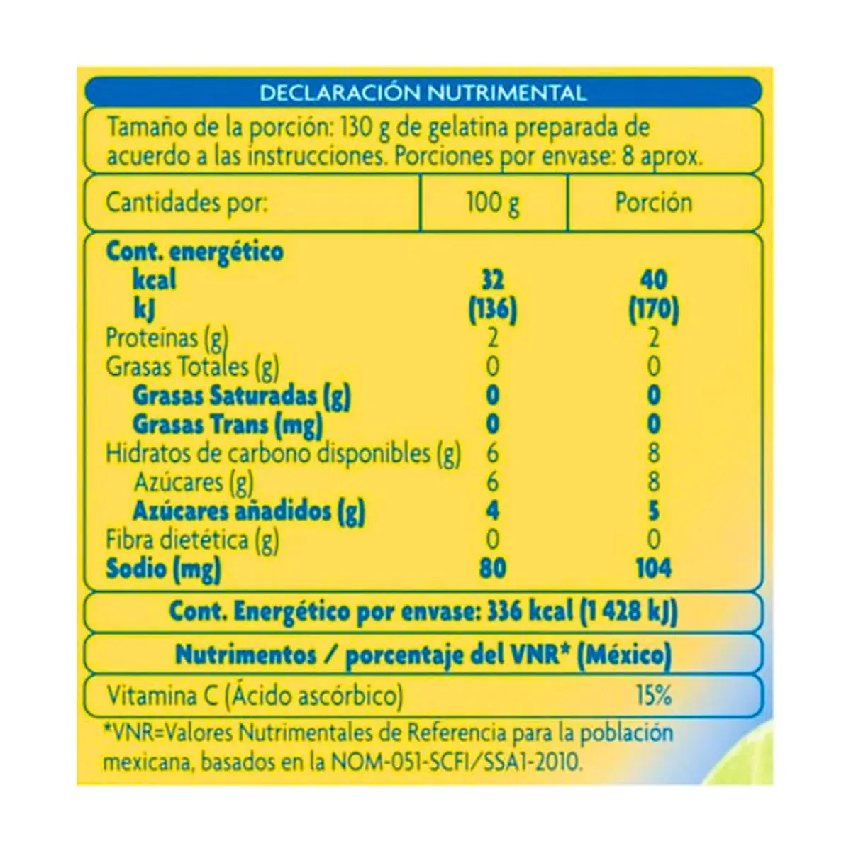 Polvo para preparar gelatina sabor limón Pronto (84 g / 2.9 oz) - Thumbnail 3