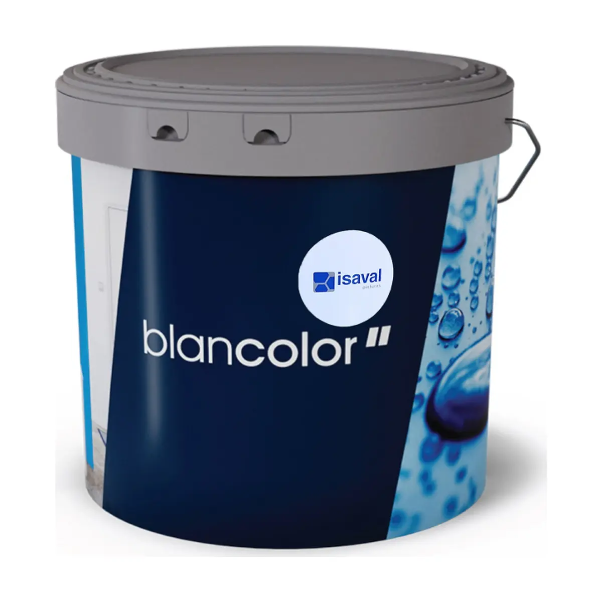 Pintura acrílica interior y exterior color blanco M - 440 Isaval - Blancolor (12 L) - Miniatura 5
