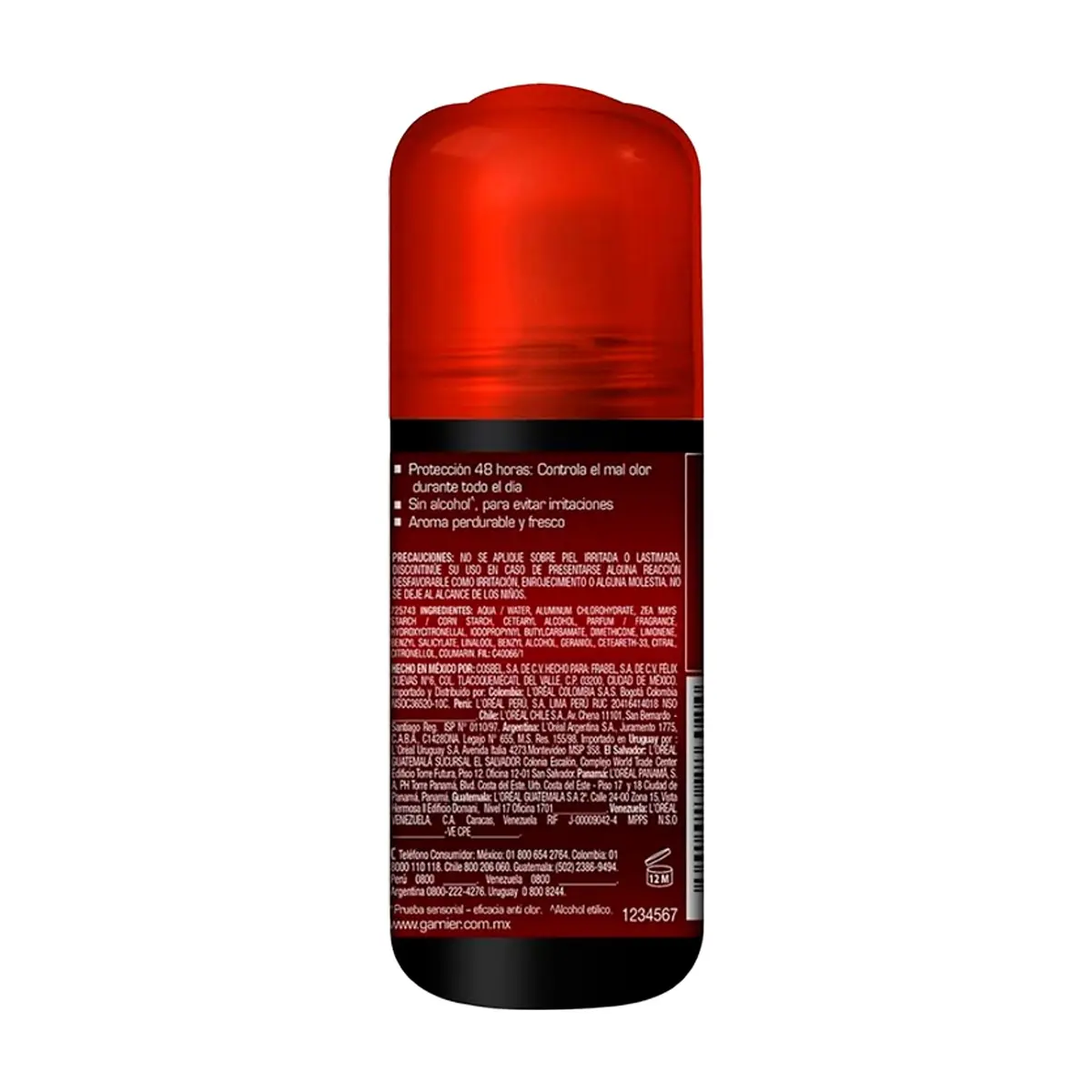 Desodorante antitranspirante para hombre Active Obao Garnier (65 g / 2.29 oz) - Thumbnail 4