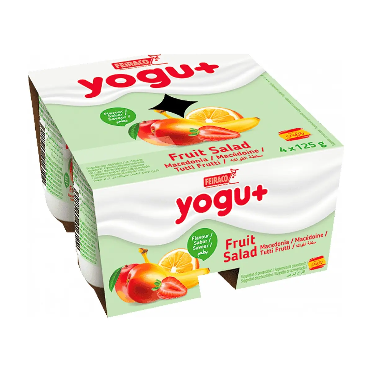 Yogur pasteurizado sabor a macedonia (16 x 125 g) - Miniatura 2