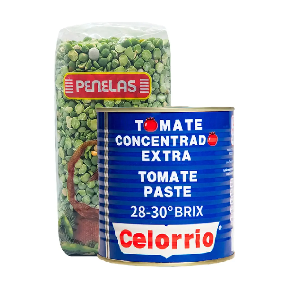 Pasta de tomate concentrado extra + Chicharo verde