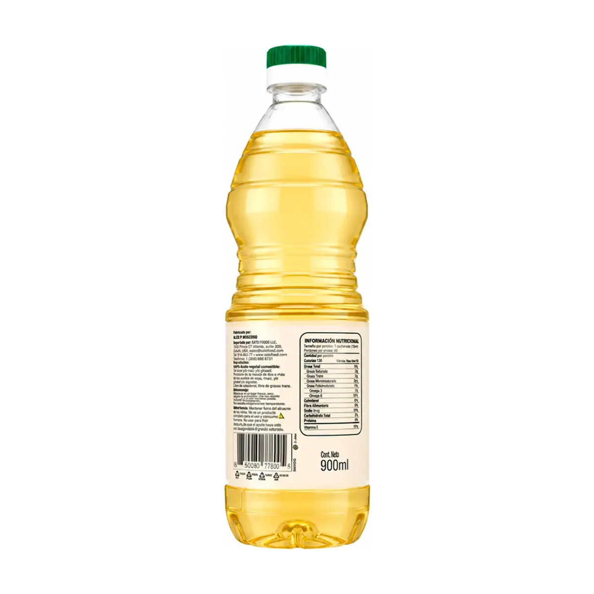 Aceite de soja refinada Olivida (900 ml) - Miniatura 2