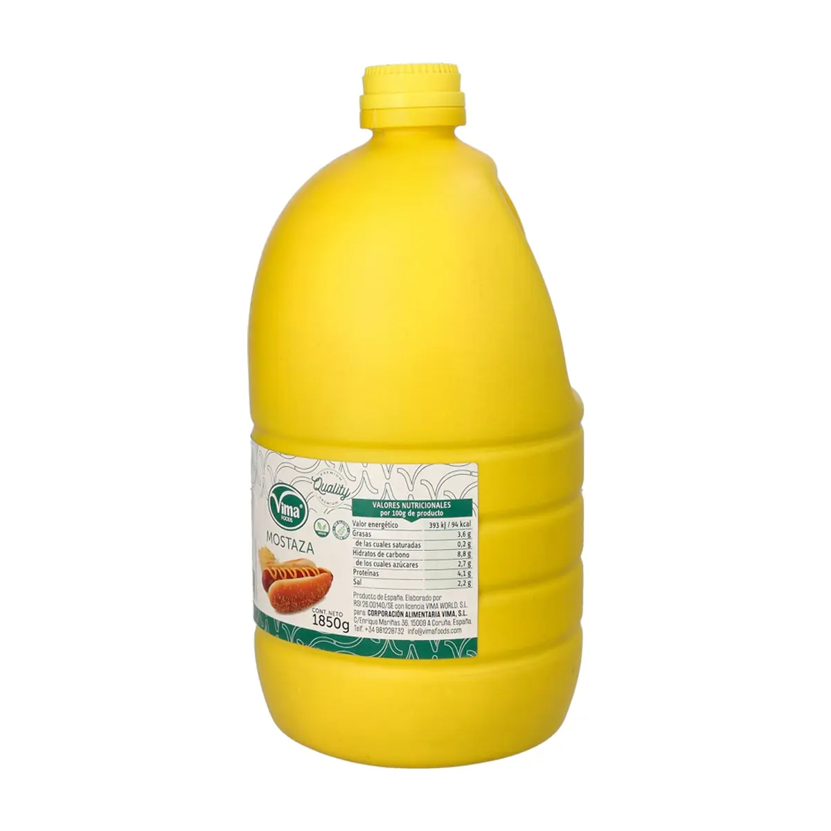 Mostaza Vima Foods (1.85 kg / 4.08 lb) - Thumbnail 2