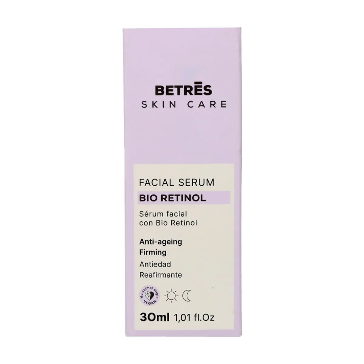Sérum facial con Bio Retinol Antiedad/Reafirmante BETRES (30 ml / 1.01 oz)