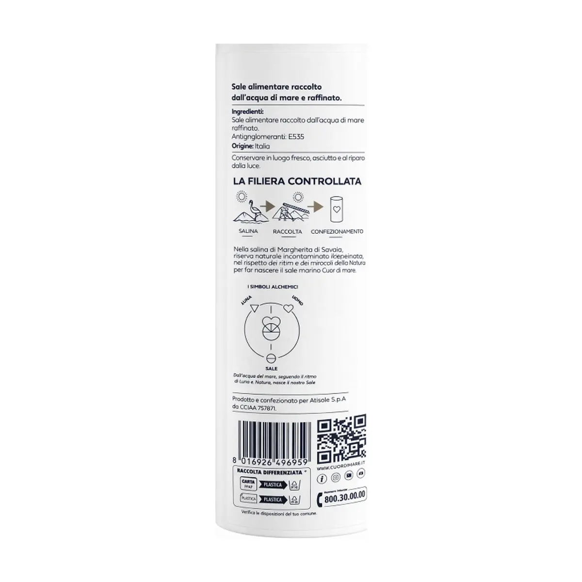 Salero con sal marina fina Cuor Di Mare (250 g / 8.81 oz) - Thumbnail 6