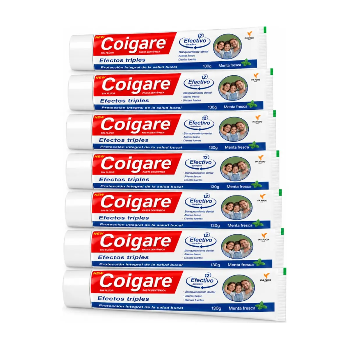 Pasta dental con sabor a menta Coigare (7 x 130 g / 4.59 oz)