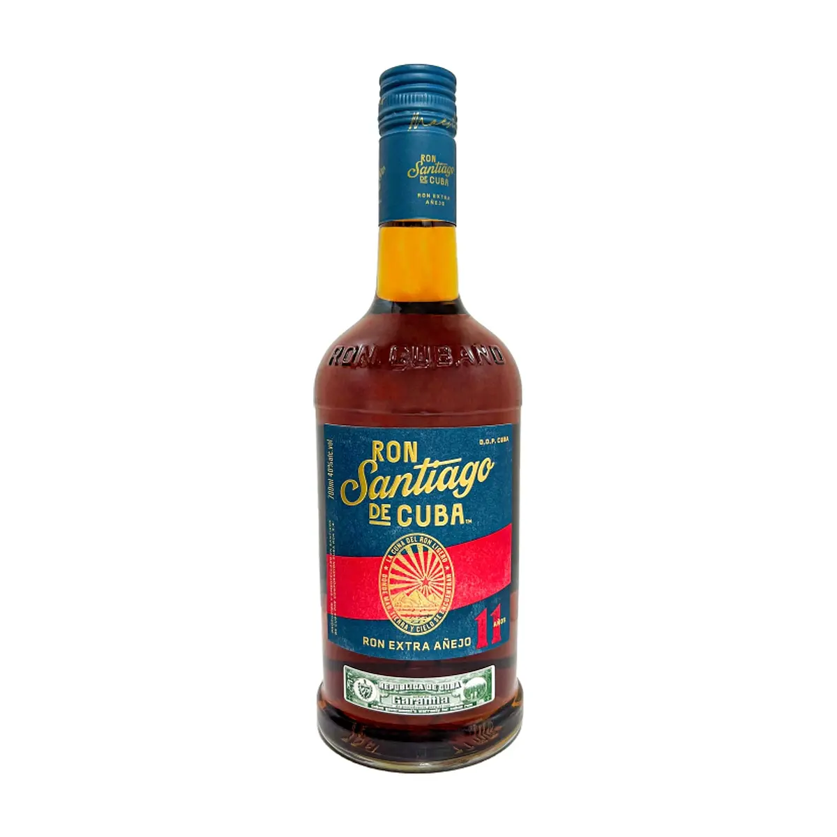 Ron extra añejo 11 años Santiago de Cuba (700 ml)