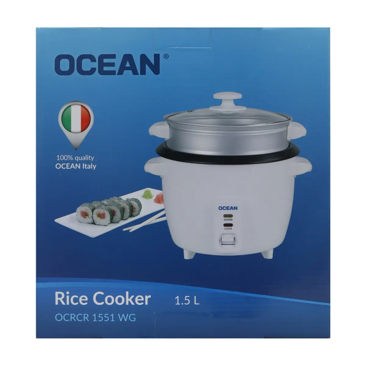 Olla arrocera 1.5 L Ocean OCRCR 1551 WG - Thumbnail 2