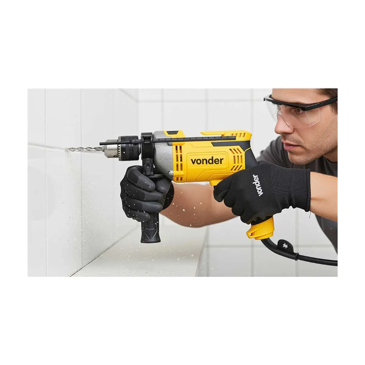 Taladro reversible 1/2'' de 127 V con impacto FIV709 Vonder - Thumbnail 5